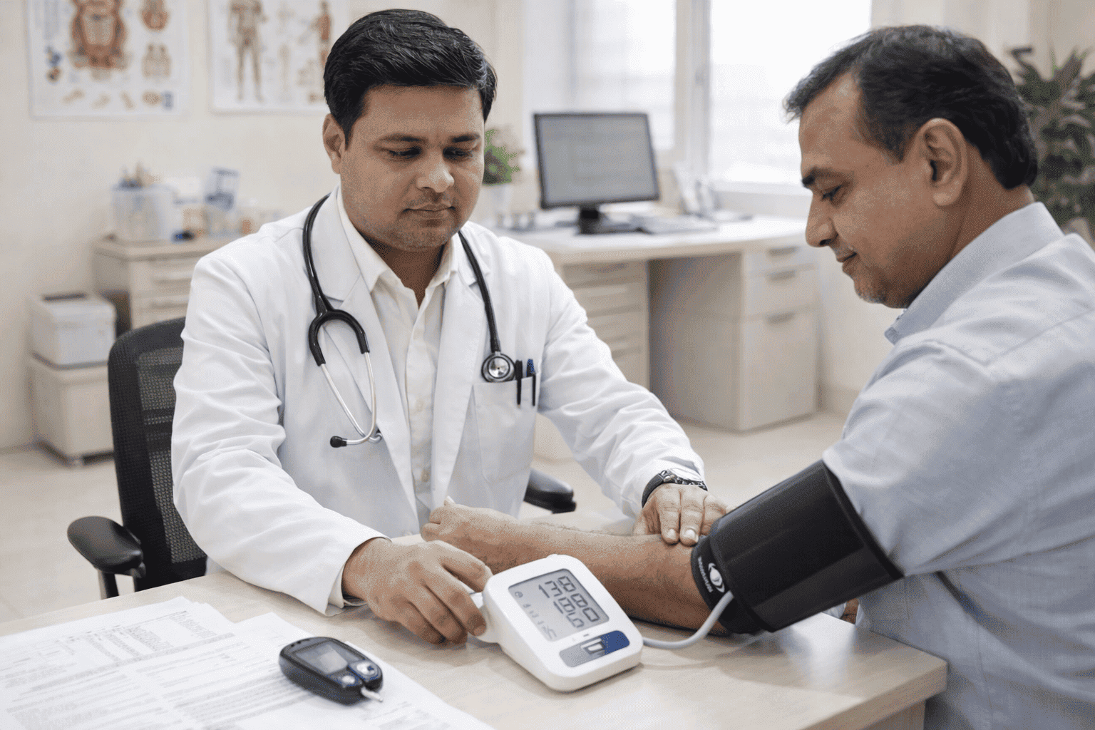 Blood Pressure and Diabetes Management
